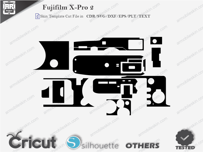 Fujifilm X-Pro 2 Skin Template Vector