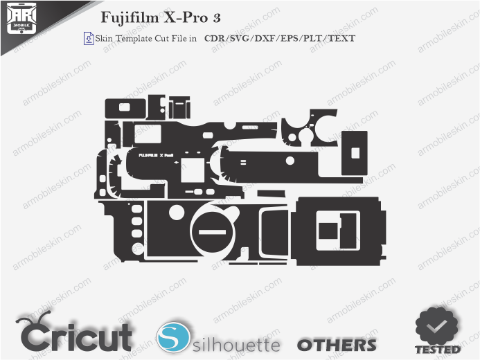Fujifilm X-Pro 3 Skin Template Vector