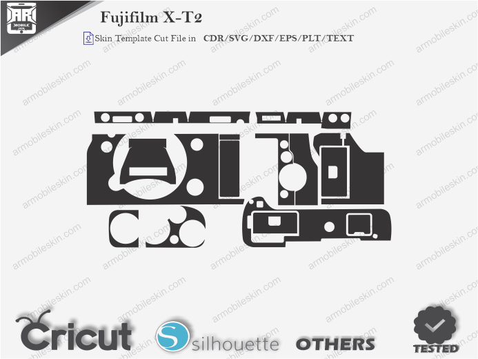 Fujifilm X-T2 Skin Template Vector