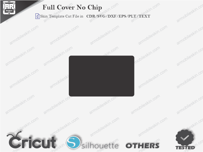 Full Cover No Chip Skin Template Vector