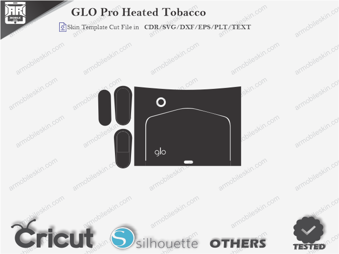 GLO Pro Heated Tobacco) Skin Template Vector