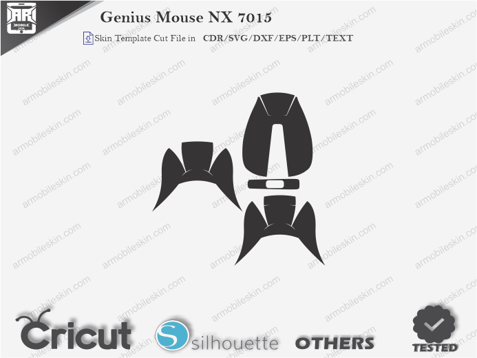 Genius Mouse NX 7015 Skin Template Vector