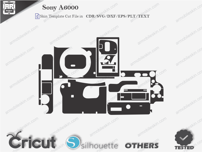 Sony A6000 Skin Template Vector
