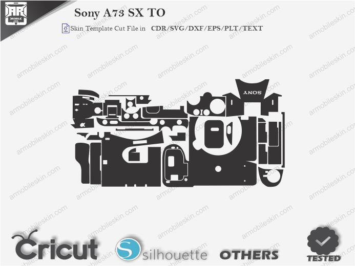 Sony A73 SX TO Skin Template Vector