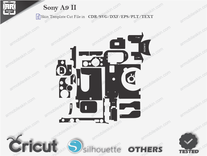 Sony A9 II Skin Template Vector