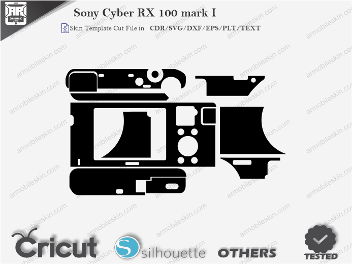Sony Cyber RX 100 mark I Skin Template Vector