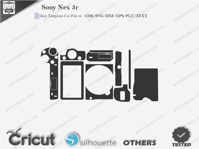 Sony Nex-5R Skin Template Vector