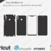 Asus Zenfone 5z Skin Template Vector