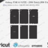 Galaxy TAB A7 LITE - (SM-T225) (SM-T220) Skin Template Vector
