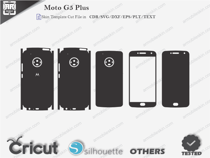 Moto G5 Plus Skin Template Vector