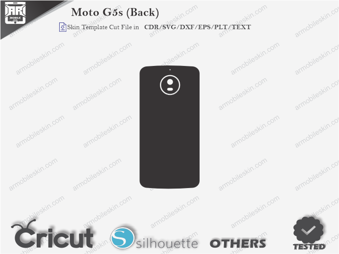 Moto G5s (Back) Skin Template Vector
