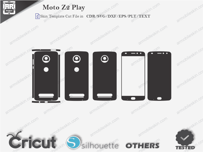 Moto Z2 Play Skin Template Vector