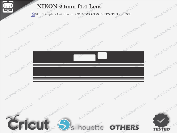 Nikon 24mm f1.4 Lens Skin Template Vector