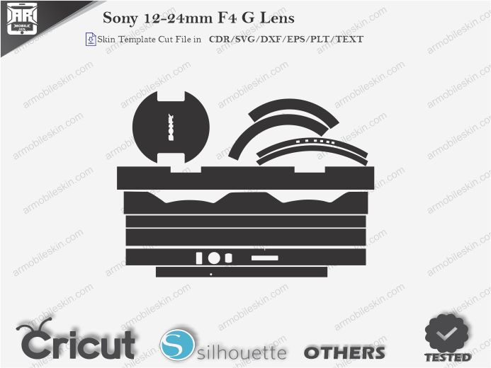 Sony 12-24mm F4 G Lens Skin Template Vector