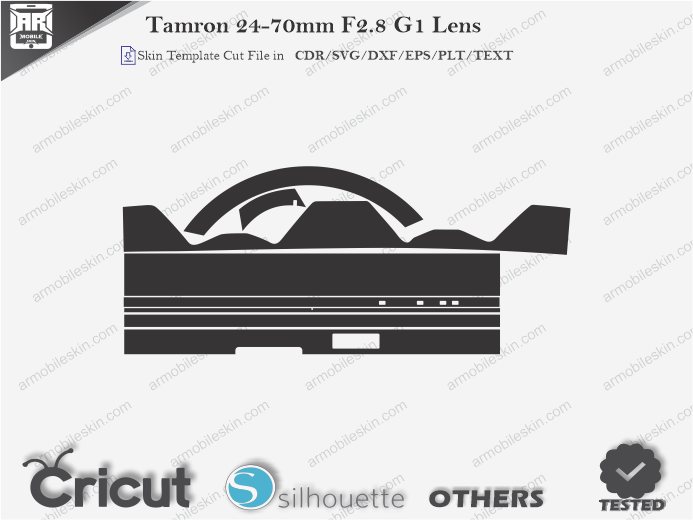 Tamron 24-70mm F2.8 G1 Lens Skin Template Vector