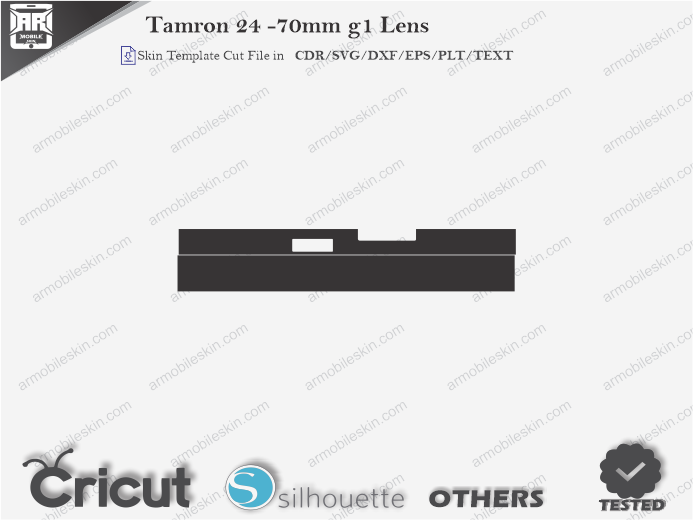 Tamron 24 -70mm g1 Lens Skin Template Vector