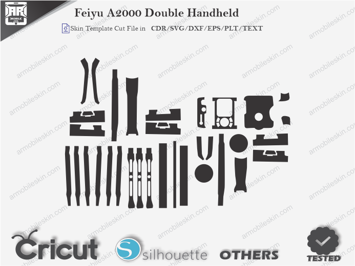 Feiyu A2000 Double Handheld Skin Template Vector
