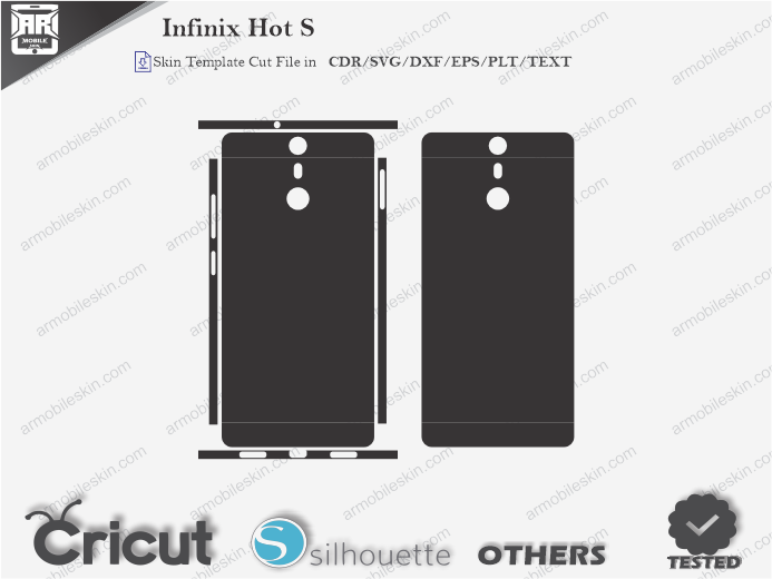 Infinix Hot S Skin Template Vector