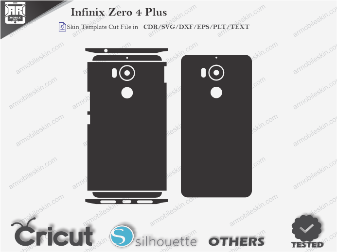 Infinix Zero 4 Plus Skin Template Vector
