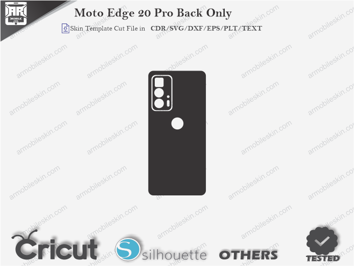 Moto Edge 20 Pro Skin Template Vector