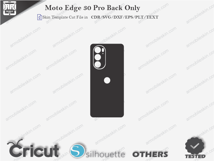 Moto Edge 30 Pro Skin Template Vector