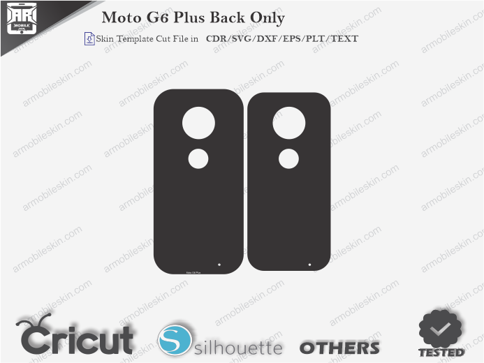 Moto G6 Plus Skin Template Vector