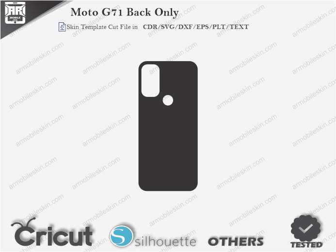 Moto G71 Skin Template Vector