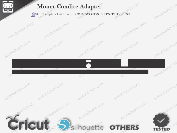 Mount Comlite Adapter Skin Template Vector