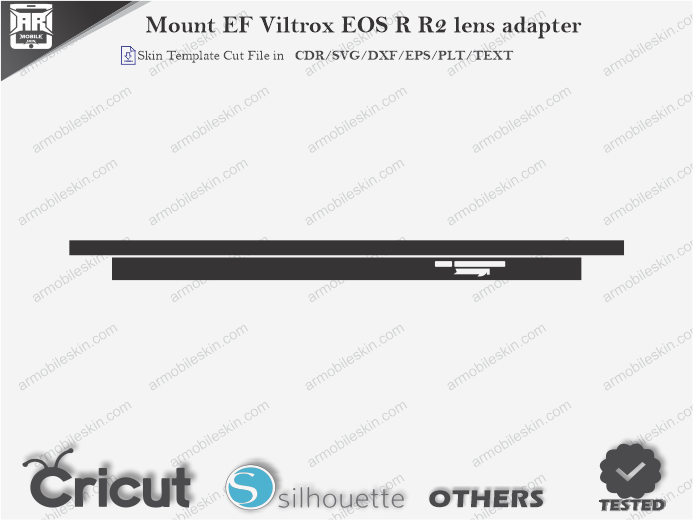 Mount EF Viltrox EOS R R2 lens adapter Skin Template Vector