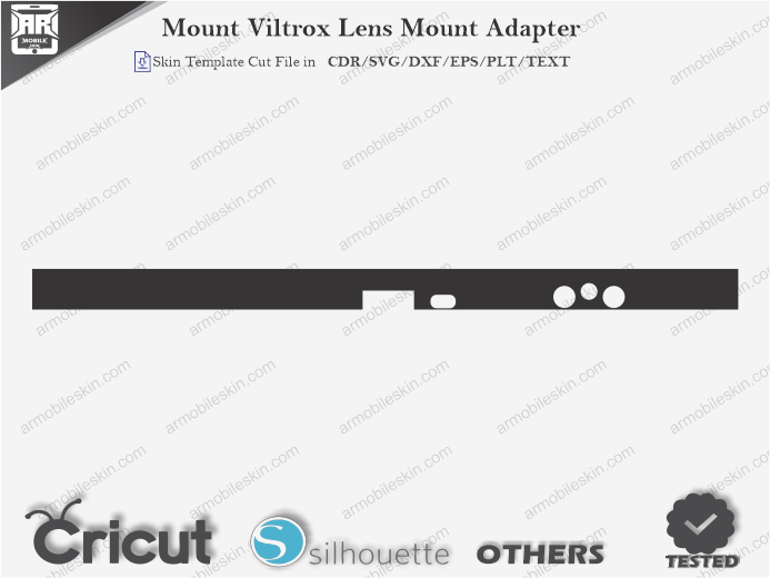 Mount Viltrox Lens Mount Adapter Skin Template Vector