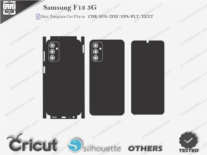 Samsung F13 5G Skin Template Vector
