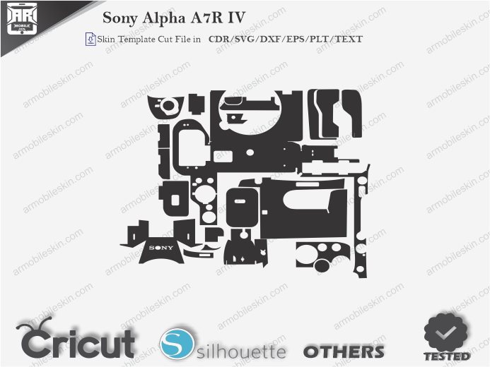 Sony Alpha A7R IV Skin Template Vector