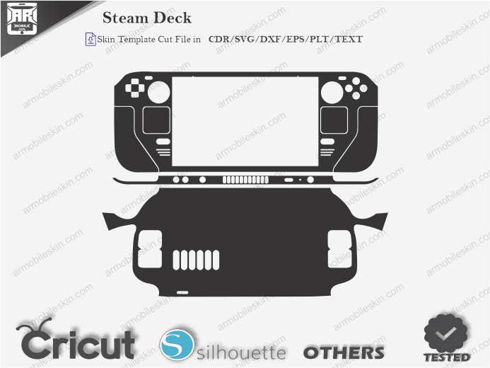 Steam Deck Skin Template Vector