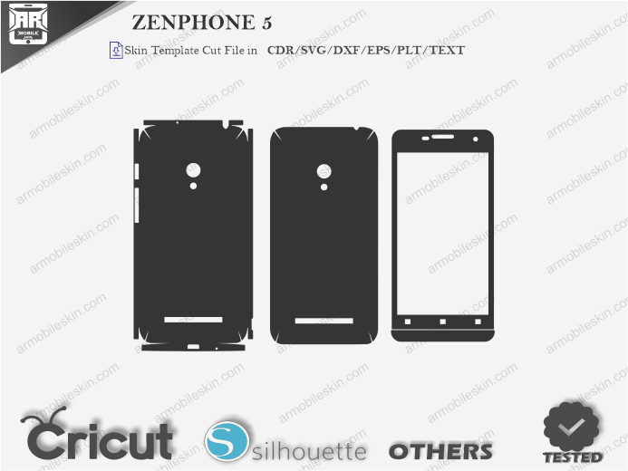 ZENPHONE 5 Skin Template Vector