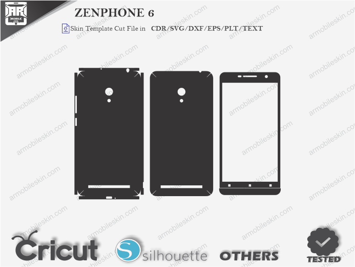 ZENPHONE 6 Skin Template Vector