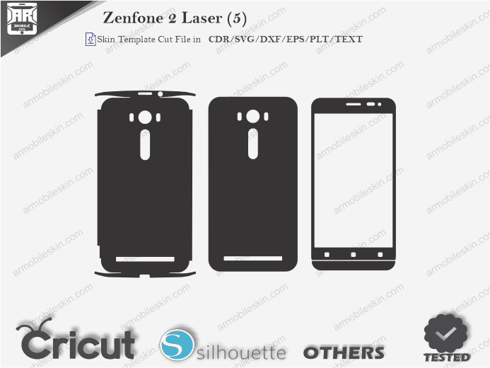 Zenfone 2 Laser (5) Skin Template Vector