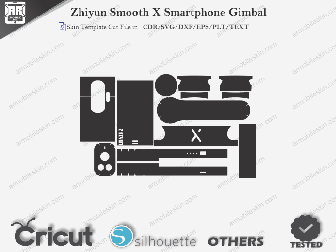 Zhiyun Smooth X Smartphone Gimbal Skin Template Vector