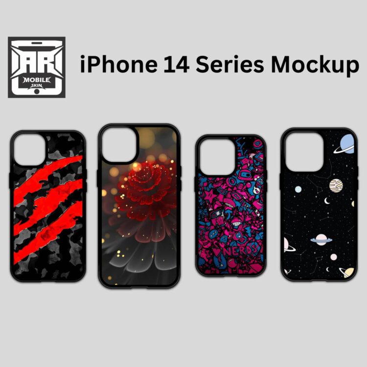 iPhone 14 Series Cover Mockup Canva