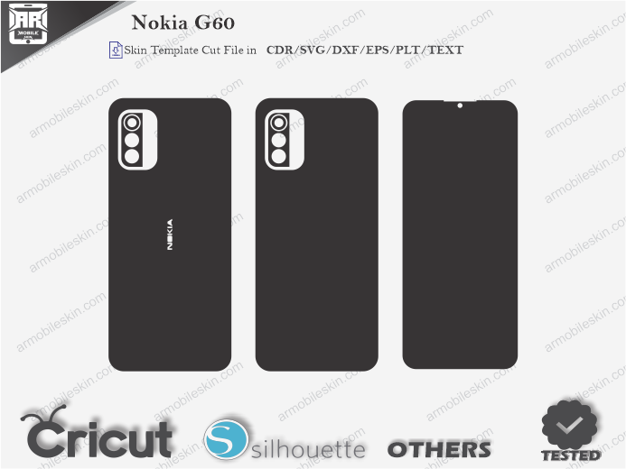 Nokia G60 Skin Template Vector
