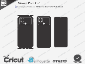C40 Vector Xiaomi Poco C40 Skin Template Vector - ARMOBILESKIN