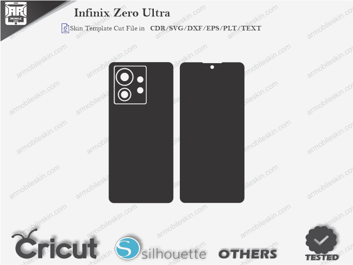 Infinix Zero Ultra Skin Template Vector