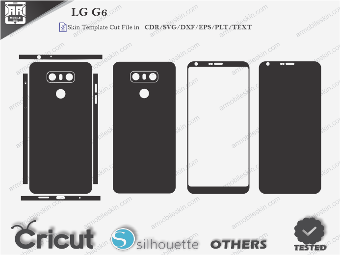 LG G6 Skin Template Vector