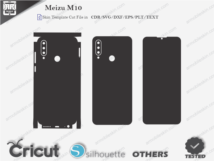 Meizu M10 Skin Template Vector