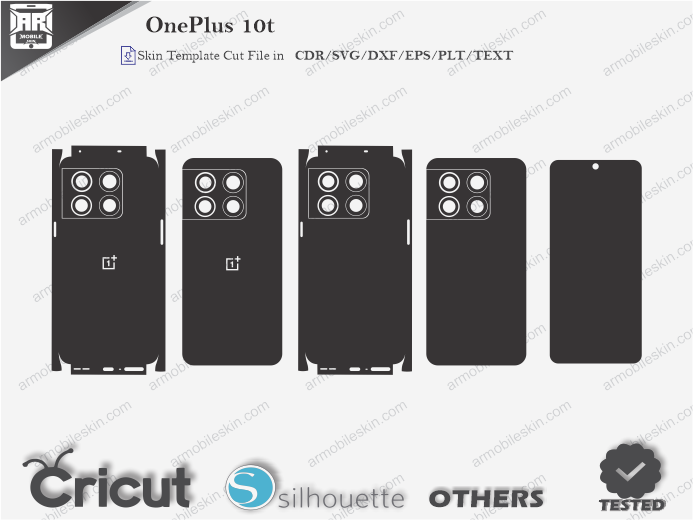 OnePlus 10t Skin Template Vector