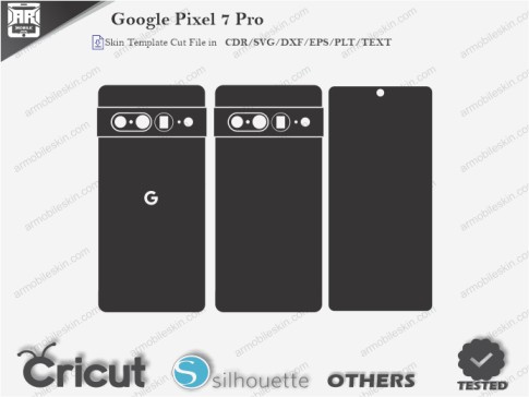 Google Pixel 7 Pro Skin Template Vector