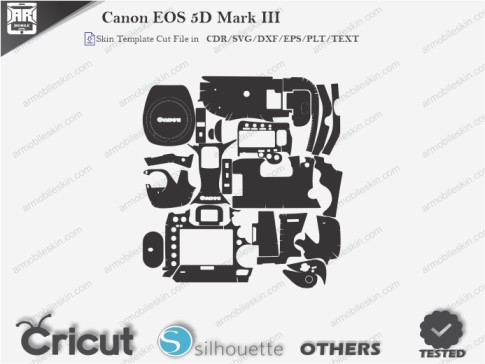 Canon EOS 5D Mark III Skin Template Vector