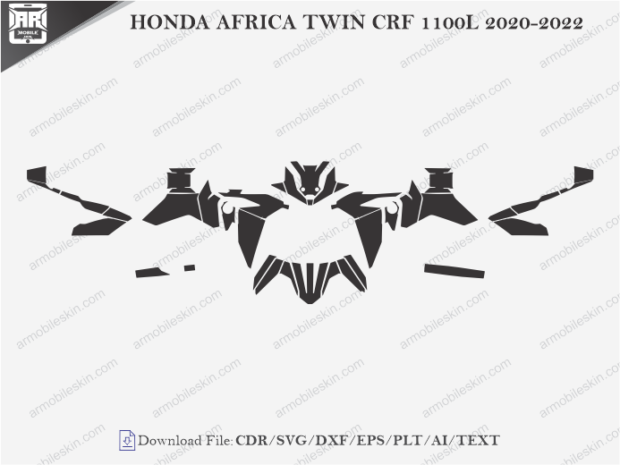 HONDA AFRICA TWIN CRF 1100L (2020 - 2022) Wrap Skin Template