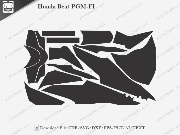 Honda Beat PGM-FI Wrap Skin Template