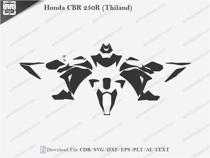 Honda CBR 250R (Thailand) Wrap Skin Template