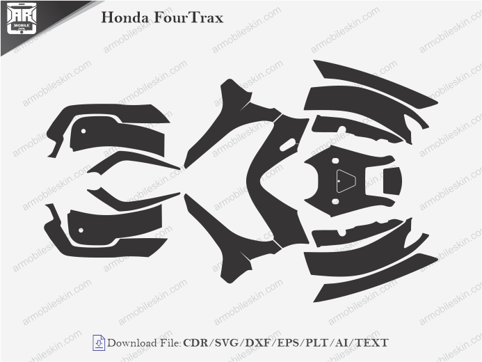 Honda FourTrax Wrap Skin Template
